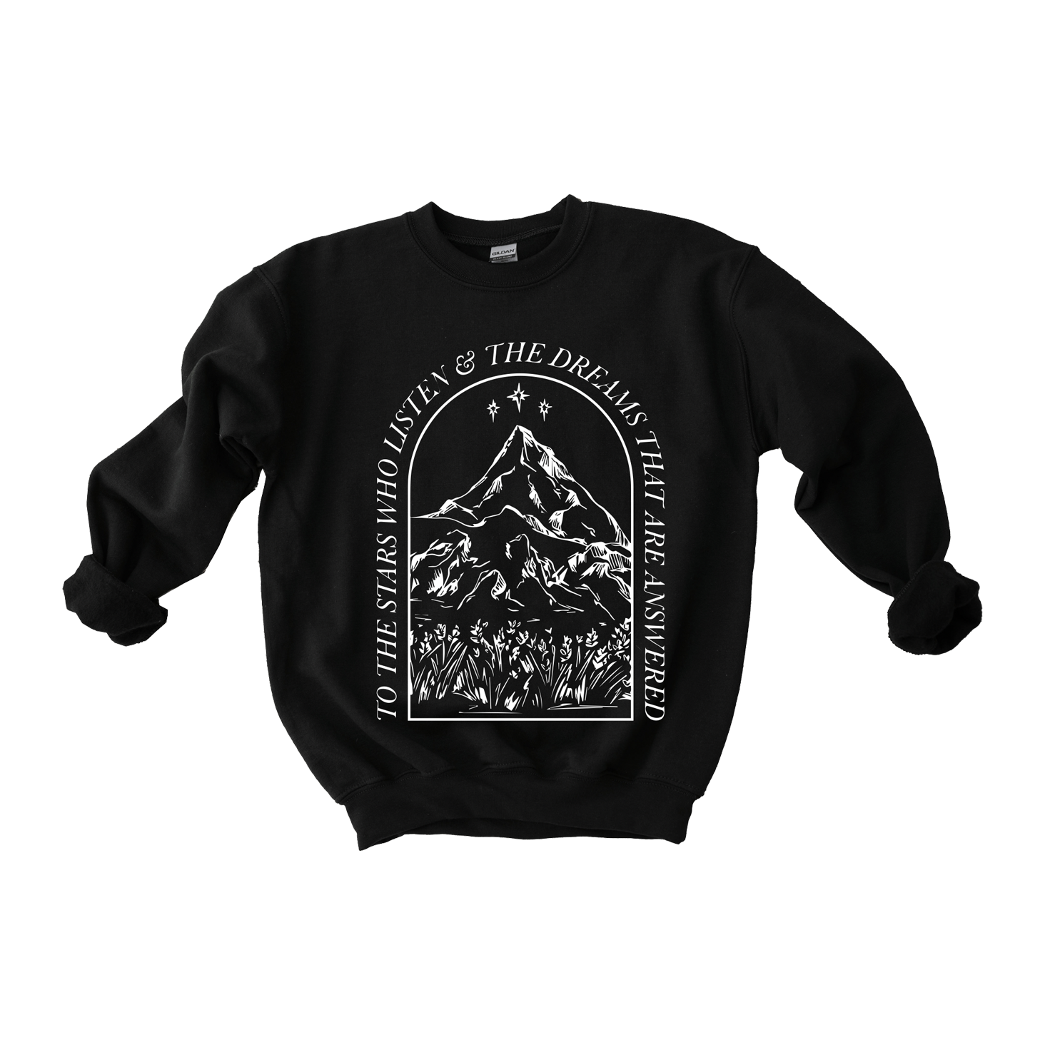 acotar | to the stars who listen crewneck