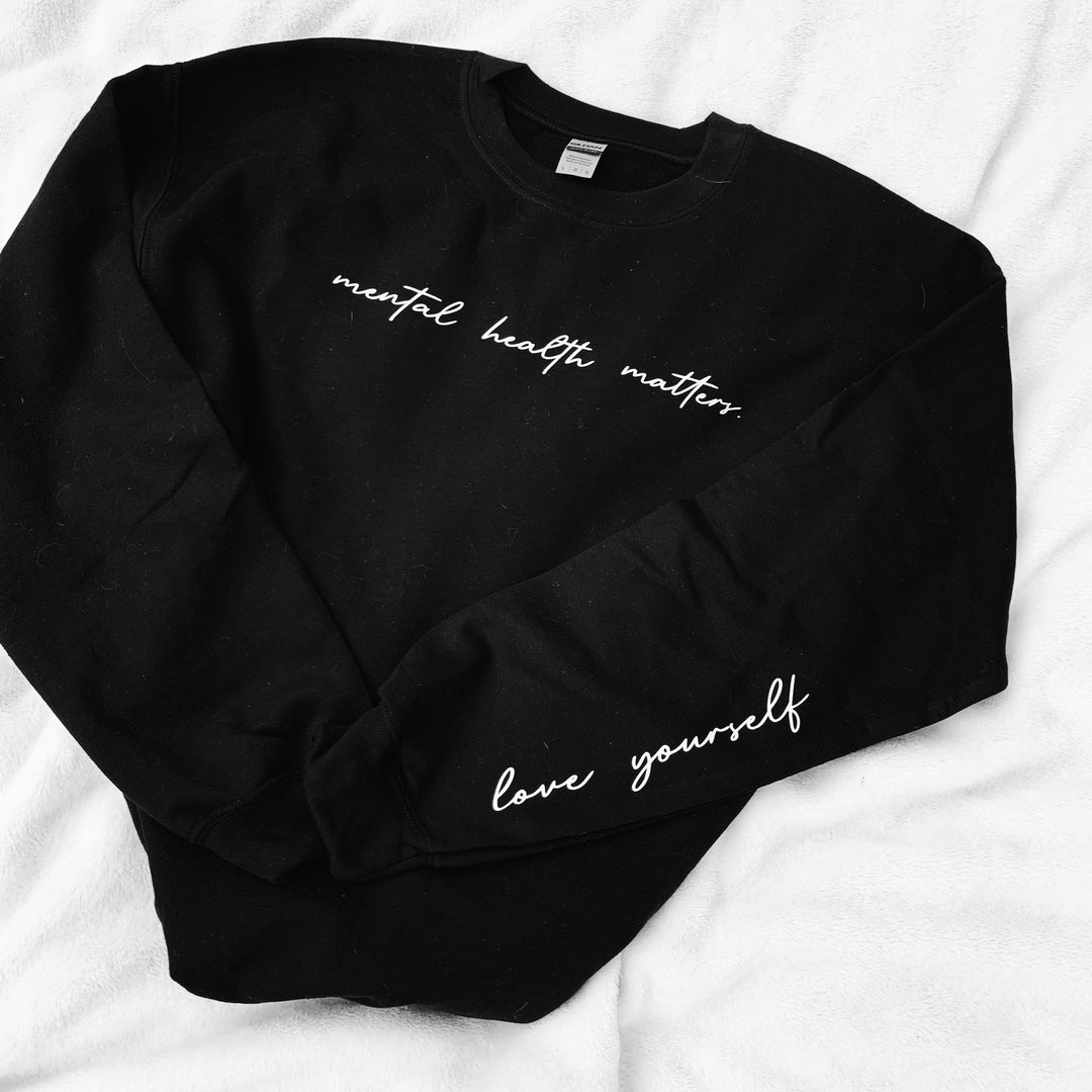 mental health matters crewneck