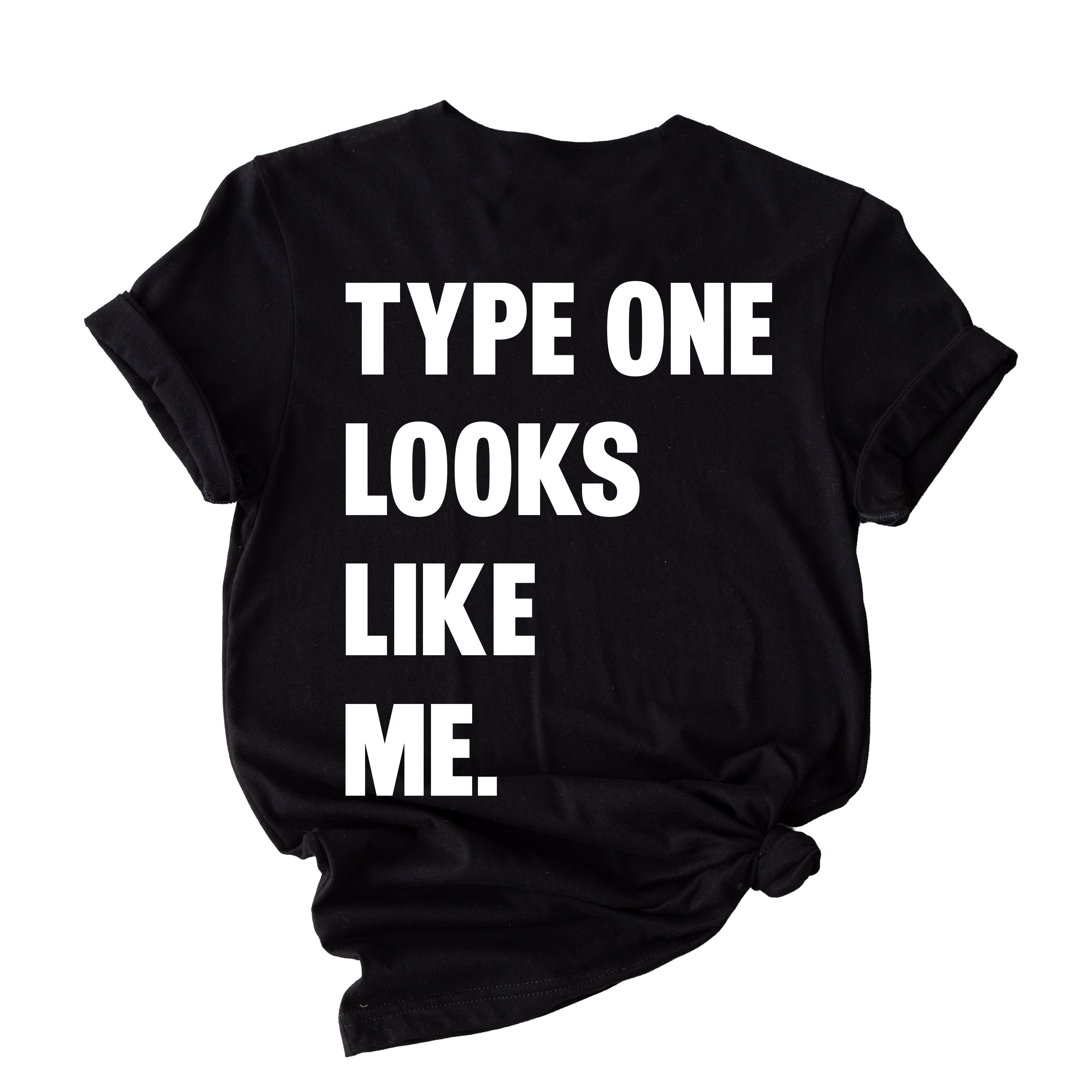 type one looks like me tee